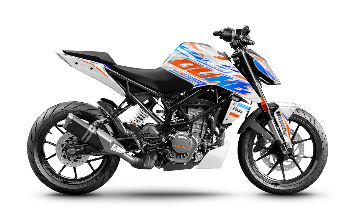 Dekor passend für KTM Duke 125 - Division Edition - Arider