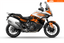 Dekor passend für KTM 1290 Super Adventure S, R - Base Edition