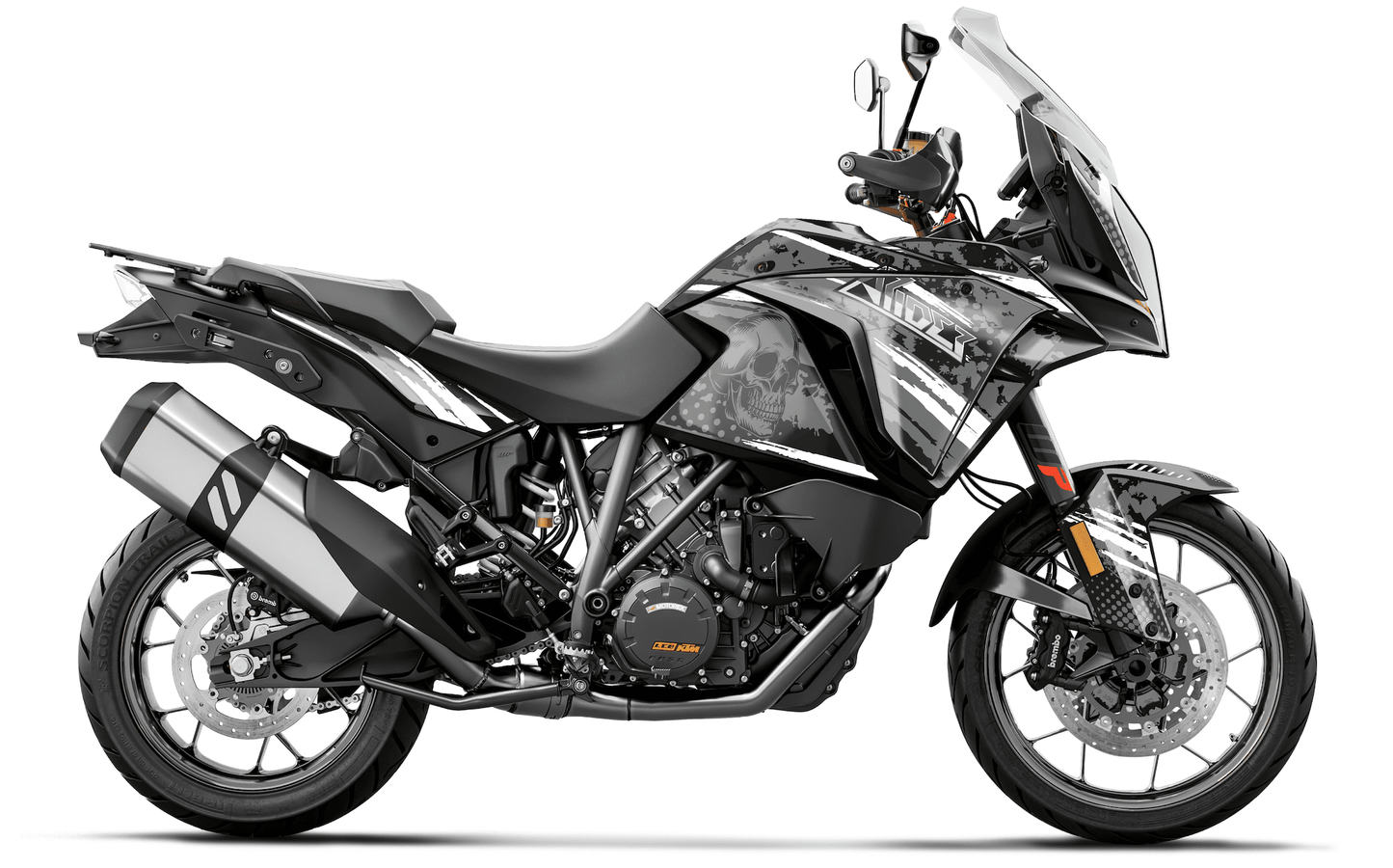 Grafiche perfetta per KTM 1290 Super Avventura S, R- Skull Edizione