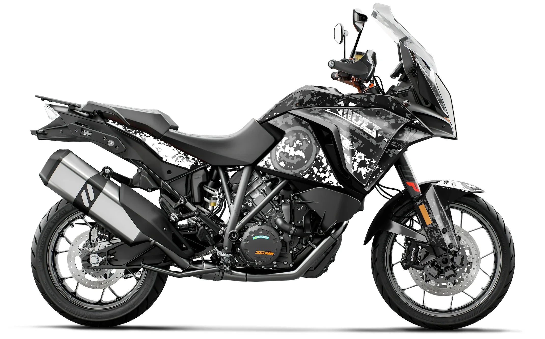 Graphics Kit suitable for KTM 1290 Super Adventure S, R - Smiley