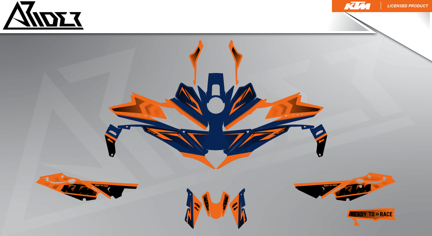 Graphics Kit suitable for KTM Super Duke 1390 - Base Edition