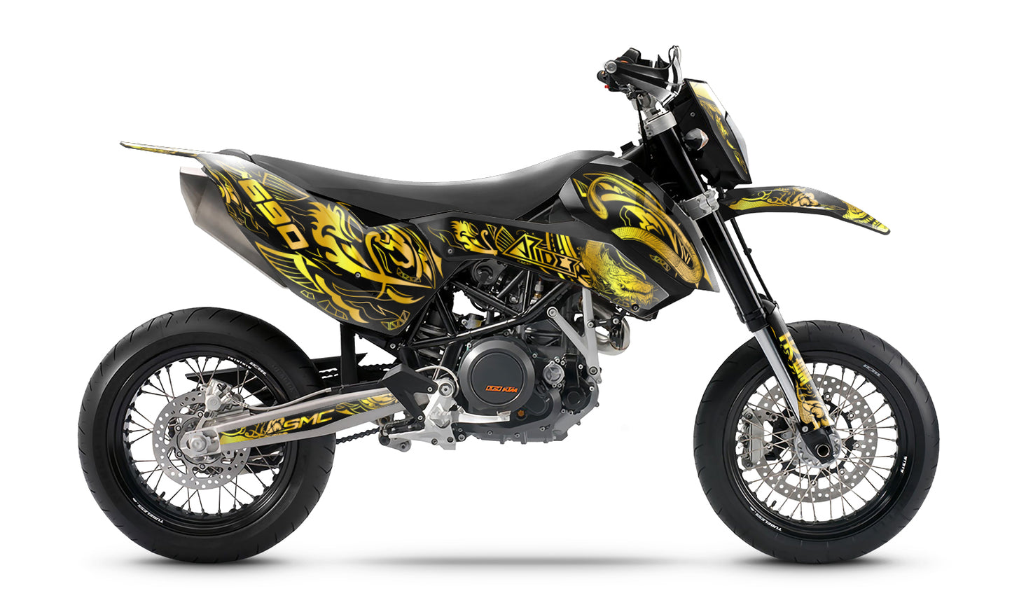 Grafiche perfetta per KTM 690 SMC-R- Dragon Edizione