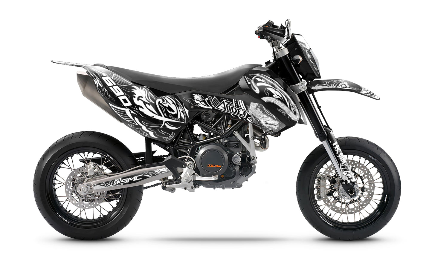 Grafiche perfetta per KTM 690 SMC-R- Dragon Edizione