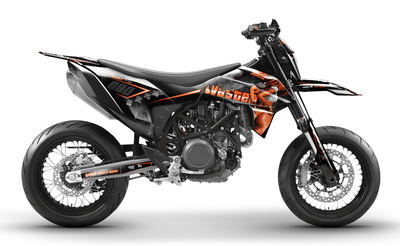 Grafiche perfetta per KTM 690 SMC-R- Wasted Edizione