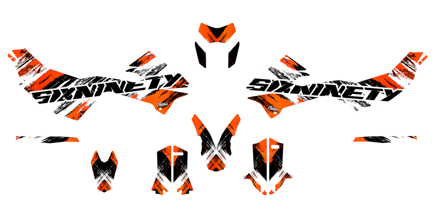 Grafiche perfetta per KTM 690 SMC-R- Preach Edizione