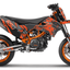 Grafiche perfetta per KTM 690 SMC-R- Prism Edizione