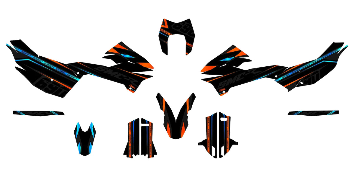 Dekor passend für KTM 690 SMC-R - Ribbon Edition - Arider