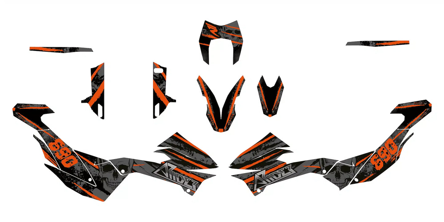 Pegatinas para KTM 690 SMC-R- Skull Edizione