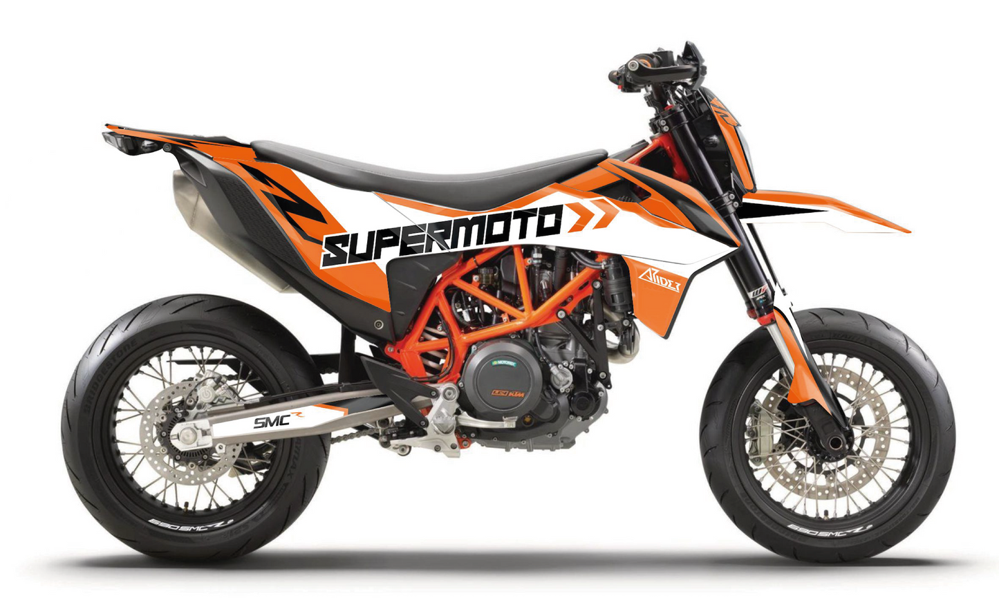 KTM 690 SMC-R Graphics Kit - Supermoto Edition