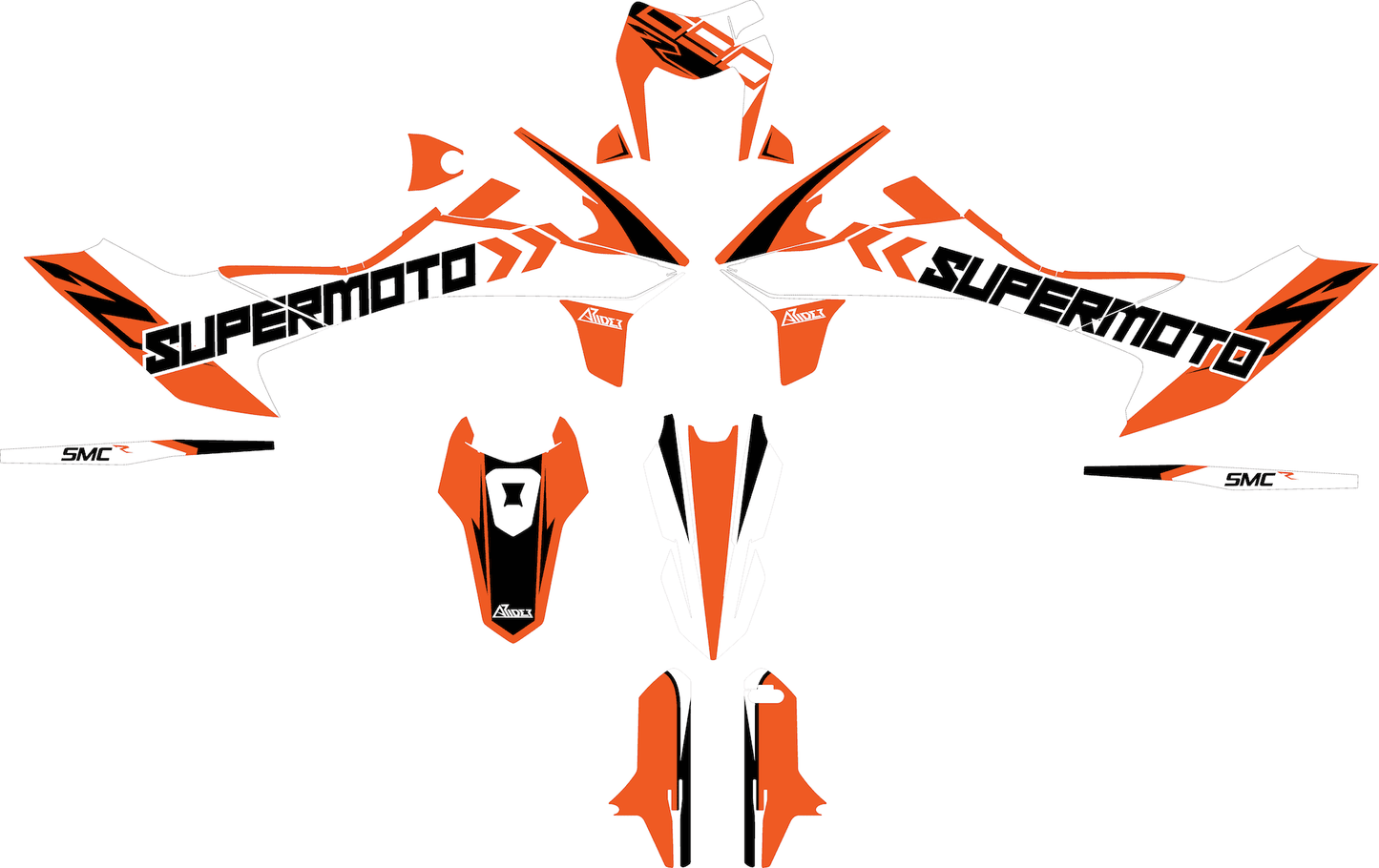 KTM 690 SMC-R Graphics Kit - Supermoto Edition