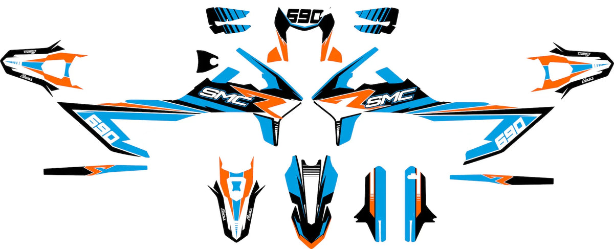 Dekor passend für KTM 690 SMC-R - Classic Edition - Arider