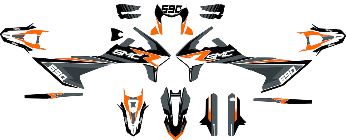 Dekor passend für KTM 690 SMC-R - Classic Edition - Arider