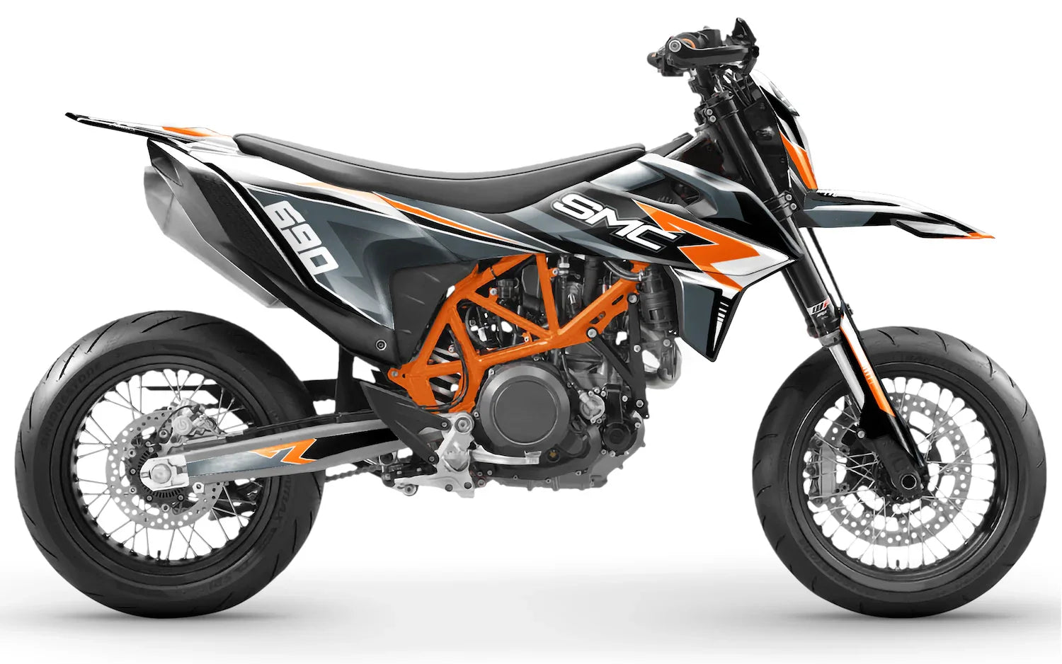 Graphics Kit suitable for KTM 690 SMC-R - Classic Edition – Arider Graphics Kit suitable for KTM 690 SMC-R - Classic Edition – Arider