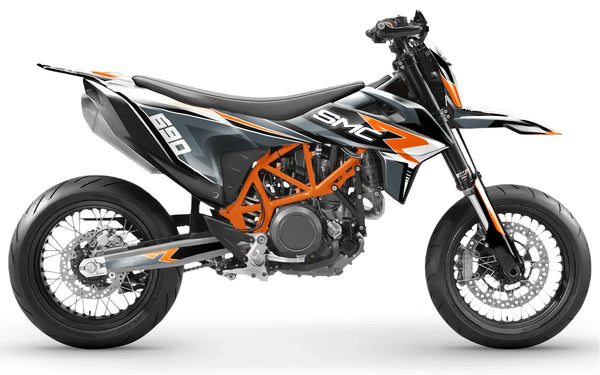 Graphics Kit suitable for KTM 690 SMC-R - Classic Edition – Arider