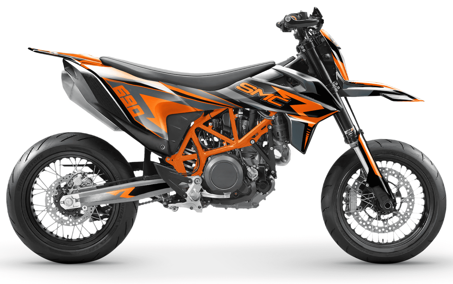 Grafiche perfetta per KTM 690 SMC-R- Classic Edizione