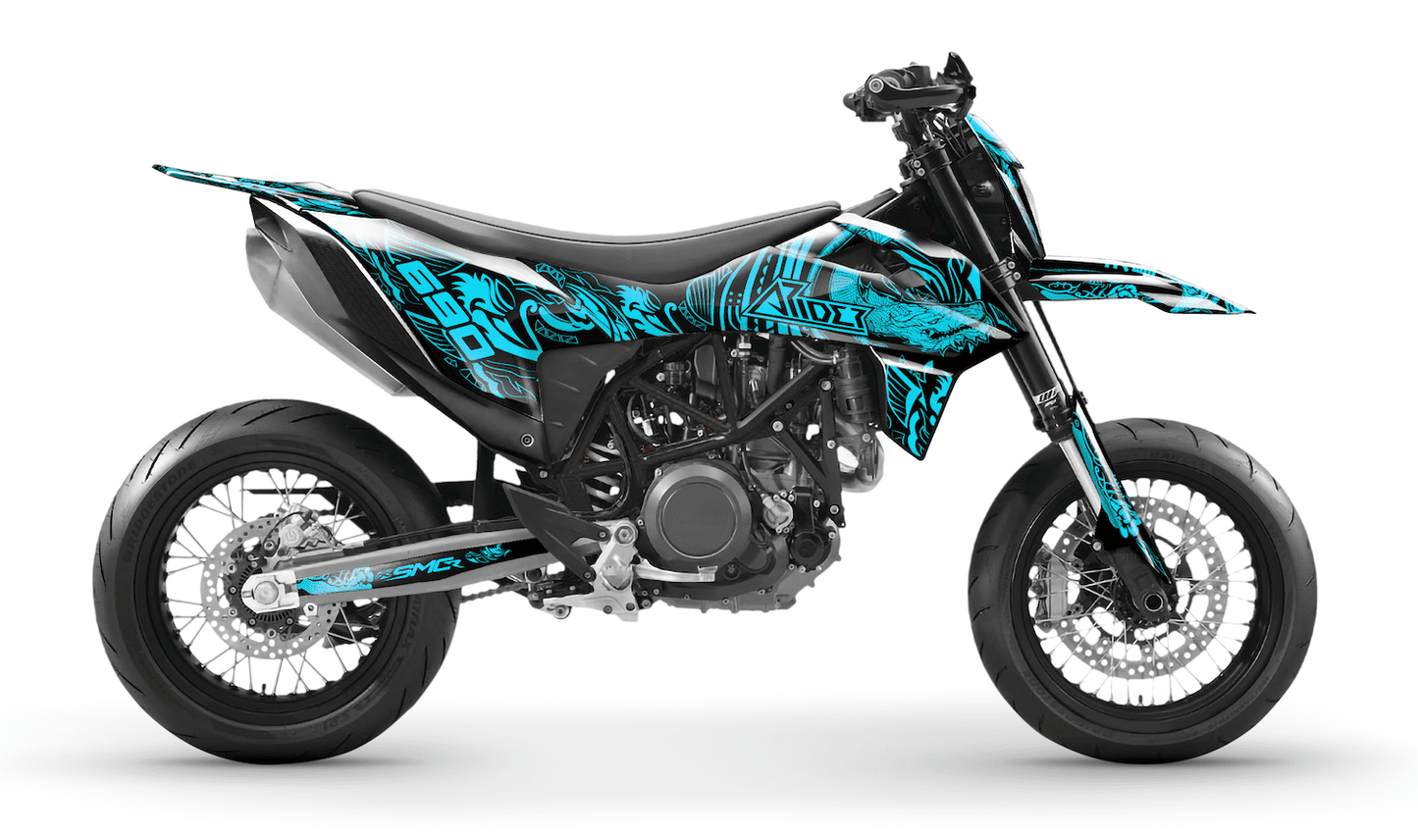 Grafiche perfetta per KTM 690 SMC-R- Dragon Edizione