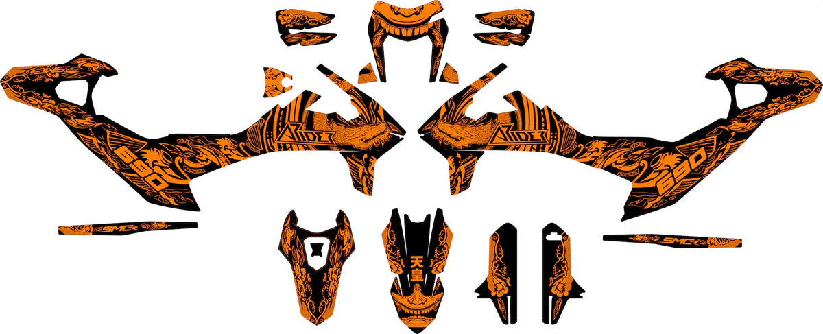 Dekor passend für KTM 690 SMC-R - Dragon Edition - Arider