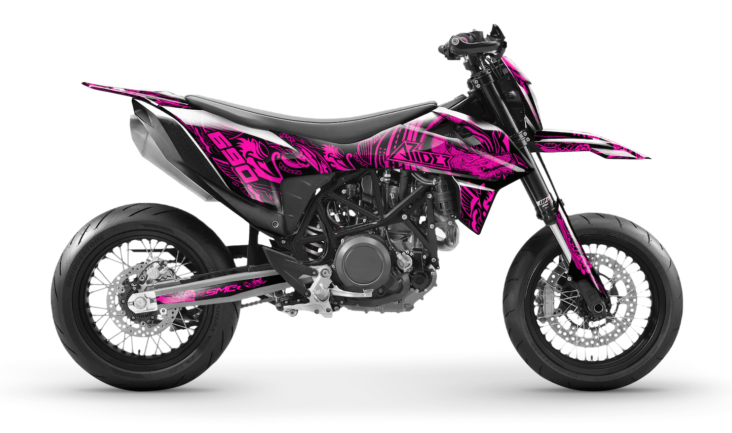 Grafiche perfetta per KTM 690 SMC-R- Dragon Edizione