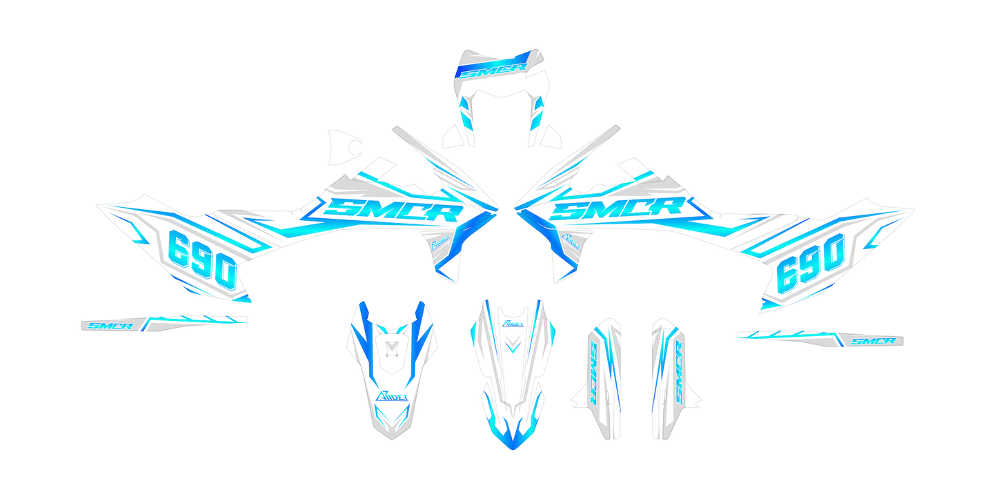 Grafiche perfetta per KTM 690 SMC-R- Pulse