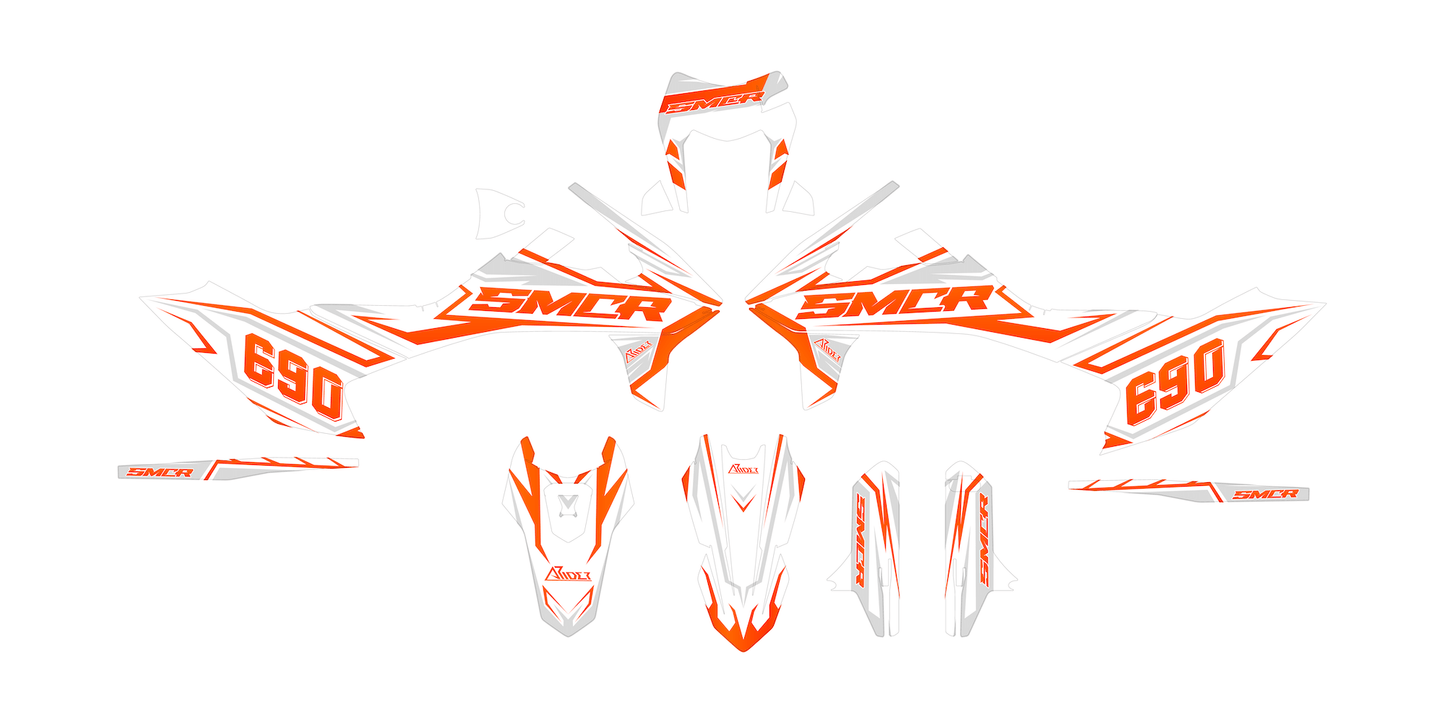 Grafiche perfetta per KTM 690 SMC-R- Pulse