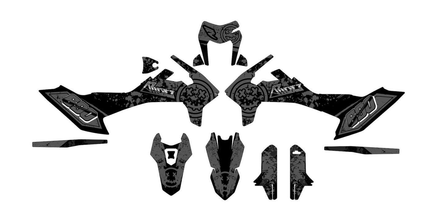 Grafiche perfetta per KTM 690 SMC-R- Smiley Edizione