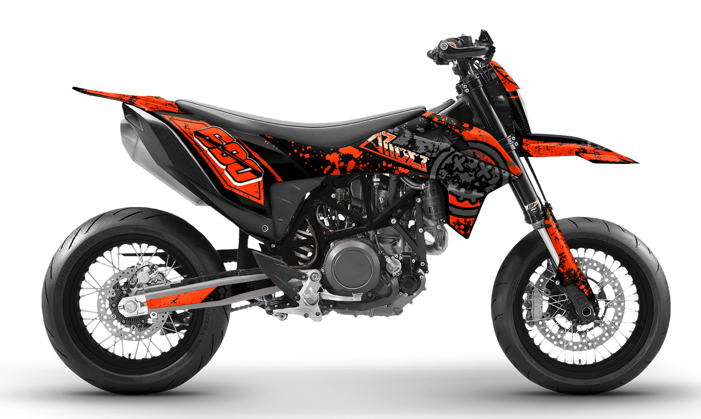 Grafiche perfetta per KTM 690 SMC-R- Smiley Edizione