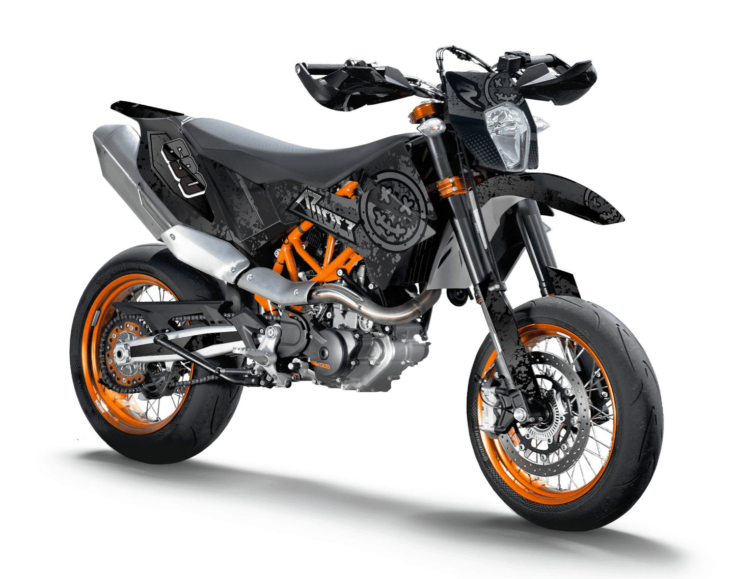 Grafiche perfetta per KTM 690 SMC-R- Smiley Edizione