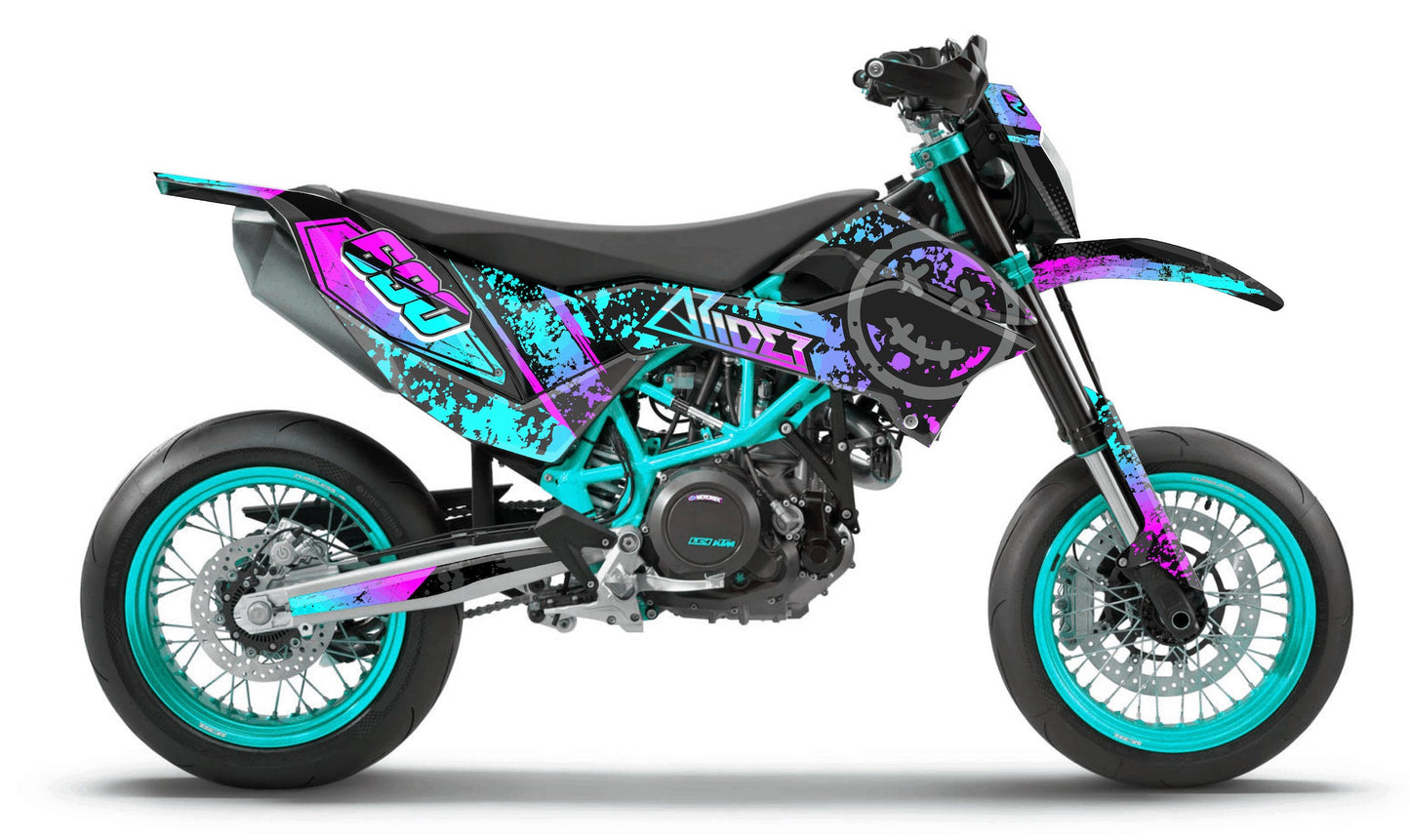 Grafiche perfetta per KTM 690 SMC-R- Smiley Edizione