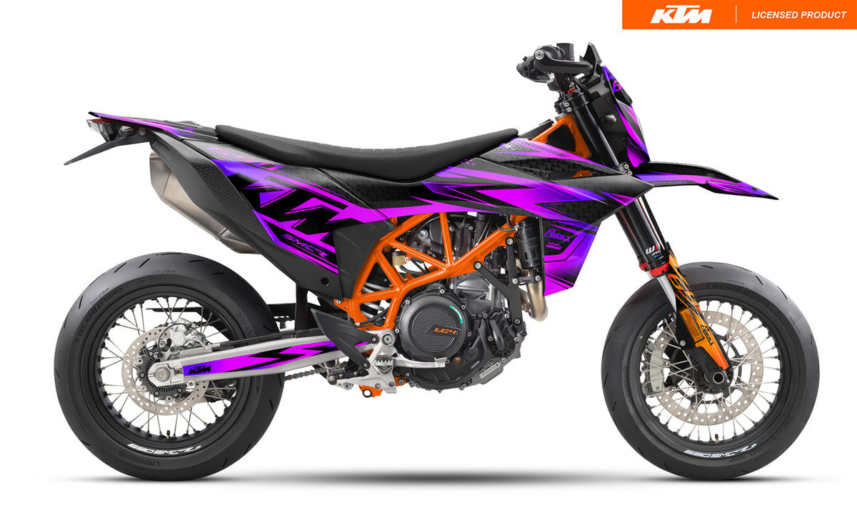 Dekor passend für KTM 690 SMC-R - Dome Edition, Farbe Lila