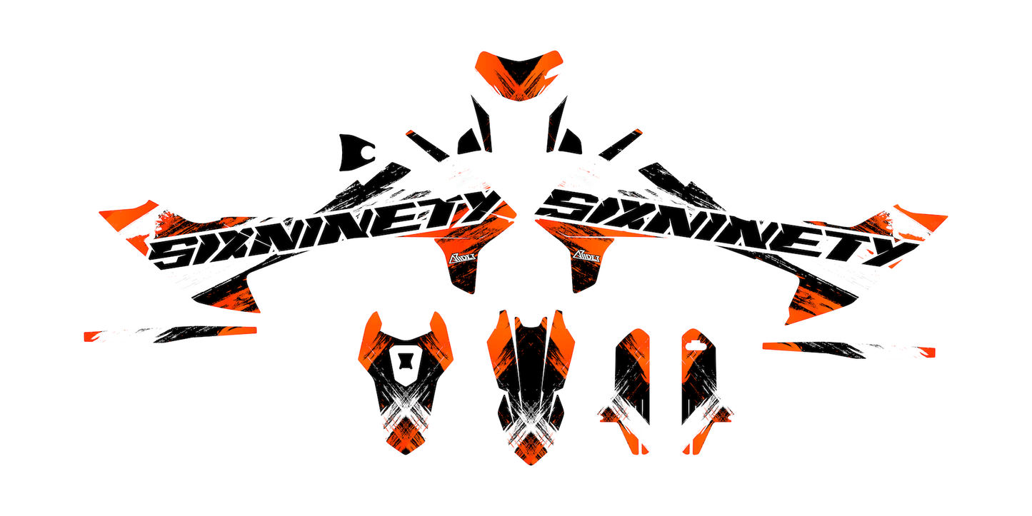 Grafiche perfetta per KTM 690 SMC-R- Preach Edizione