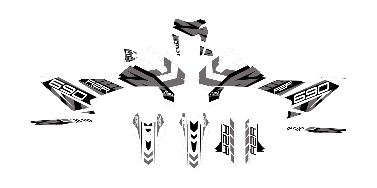 Grafiche perfetta per KTM 690 SMC-R- R2R Edizione