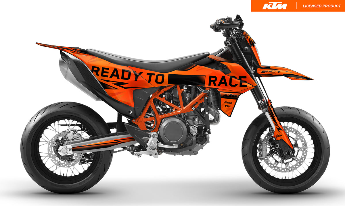 Dekor passend für KTM 690 SMC-R - Shade Edition, Farbe Orange