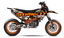 Graphics Kit suitable for KTM 690 SMC-R- Mamba