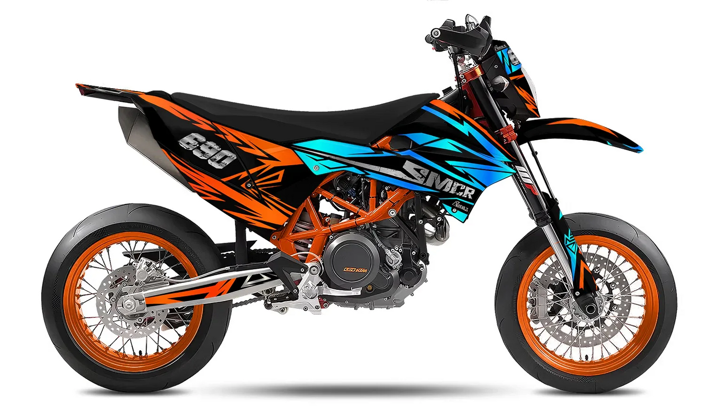 Graphics Kit suitable for KTM 690 SMC-R - Vault Edition – Arider Graphics Kit suitable for KTM 690 SMC-R - Vault Edition – Arider