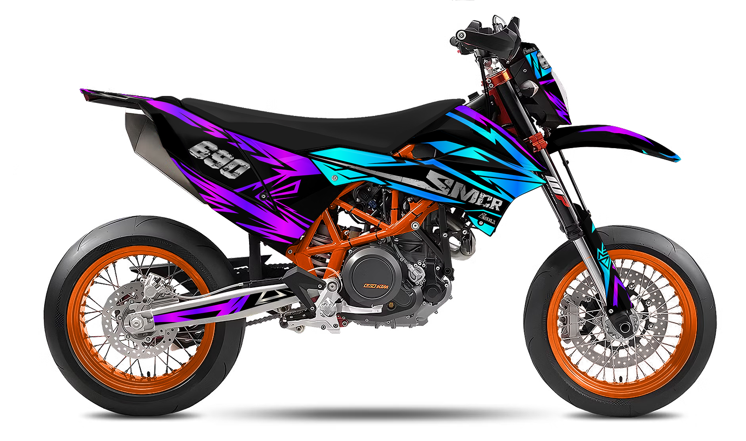 Graphics Kit suitable for KTM 690 SMC-R- Vault – Arider