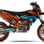 Grafiche perfetta per KTM 690 SMC-R- Duplex