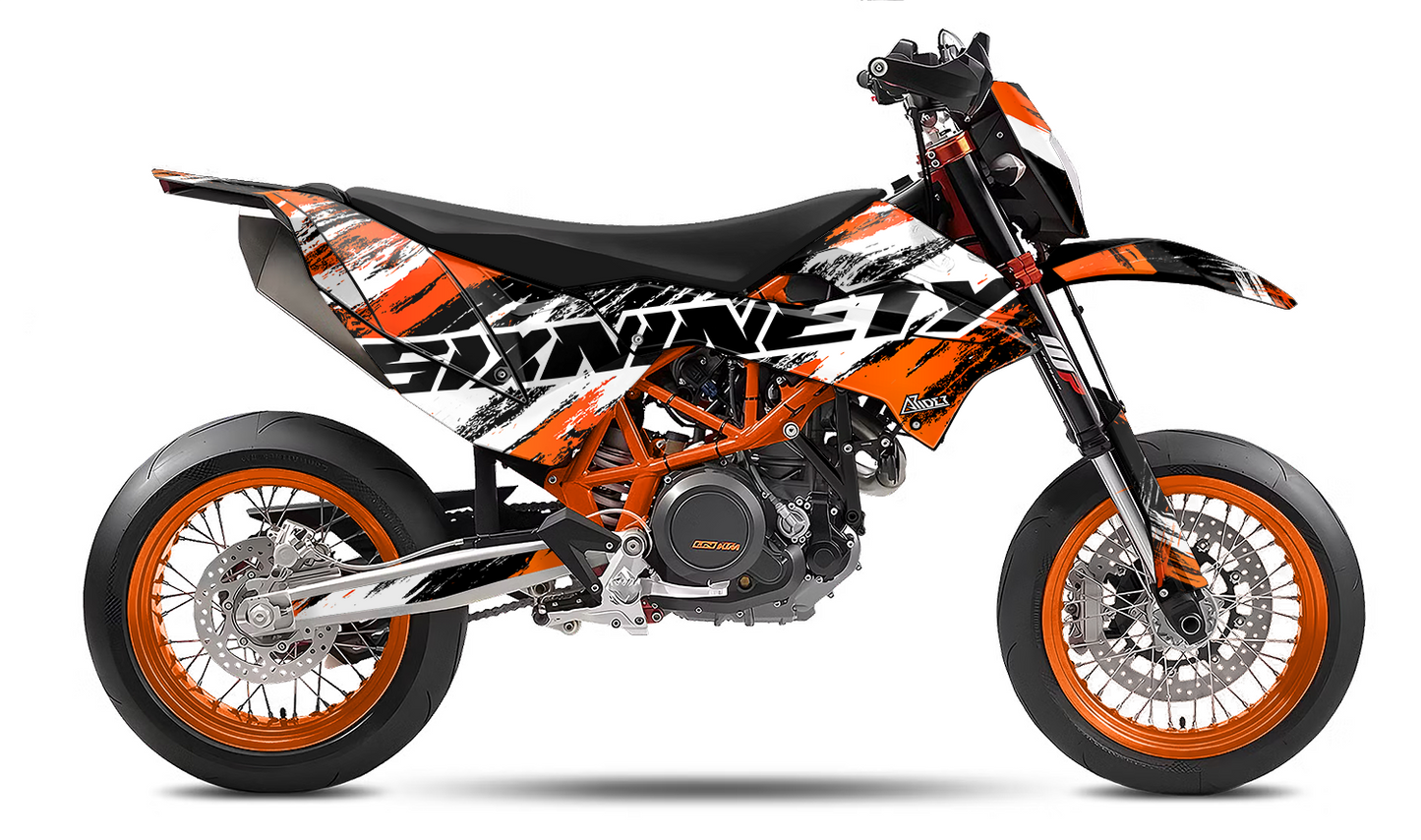 Grafiche perfetta per KTM 690 SMC-R- Preach Edizione