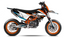 Grafiche perfetta per KTM 690 SMC-R- Slight Edizione