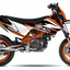 Grafiche perfetta per KTM 690 SMC-R- Slight Edizione