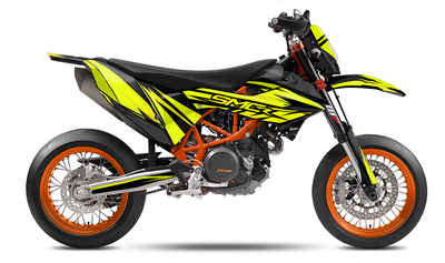 Grafiche perfetta per KTM 690 SMC-R- Split Edizione