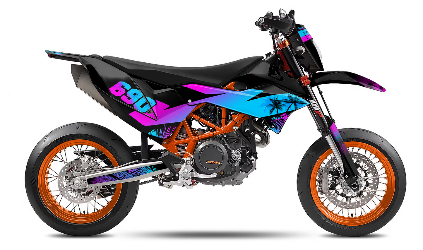 Pegatinas para KTM 690 SMC-R- Sunset Edizione