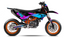 Grafiche perfetta per KTM 690 SMC-R- Sunset Edizione