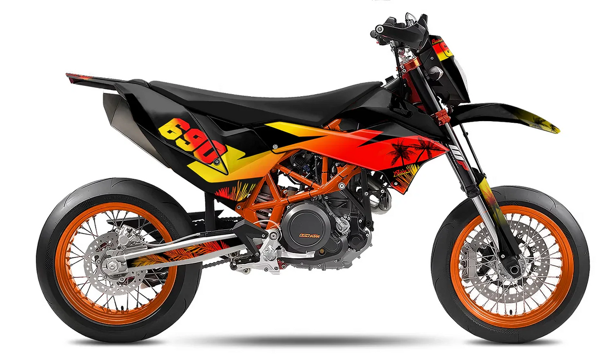 Dekor passend für KTM 690 SMC-R - Sunset Edition - Arider