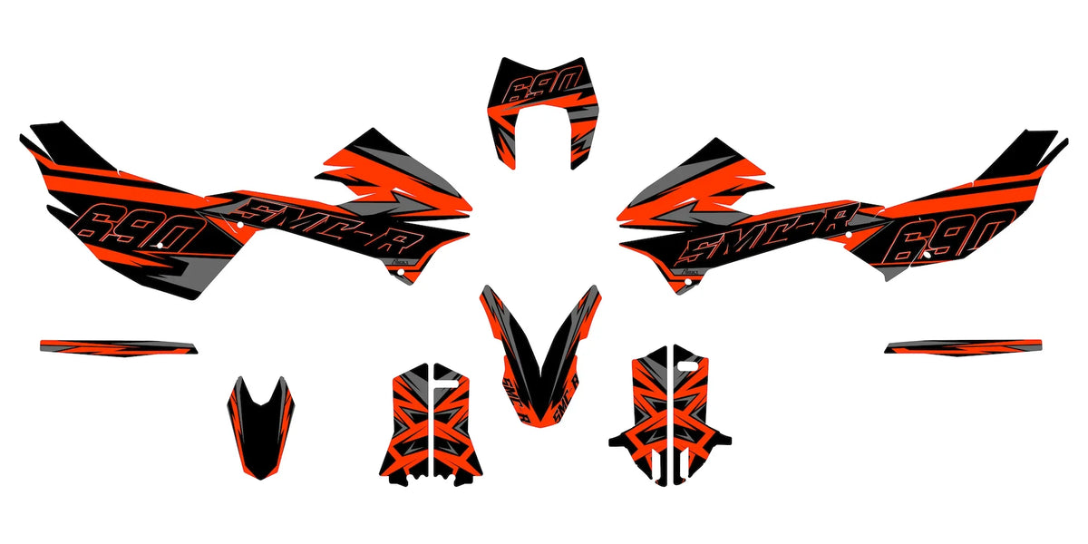 Dekor passend für KTM 690 SMC-R - Zenith Edition - Arider
