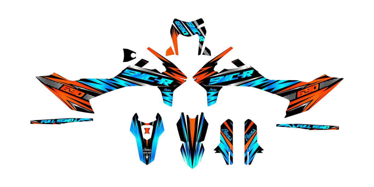 Dekor passend für KTM 690 SMC-R - Duplex Edition - Arider