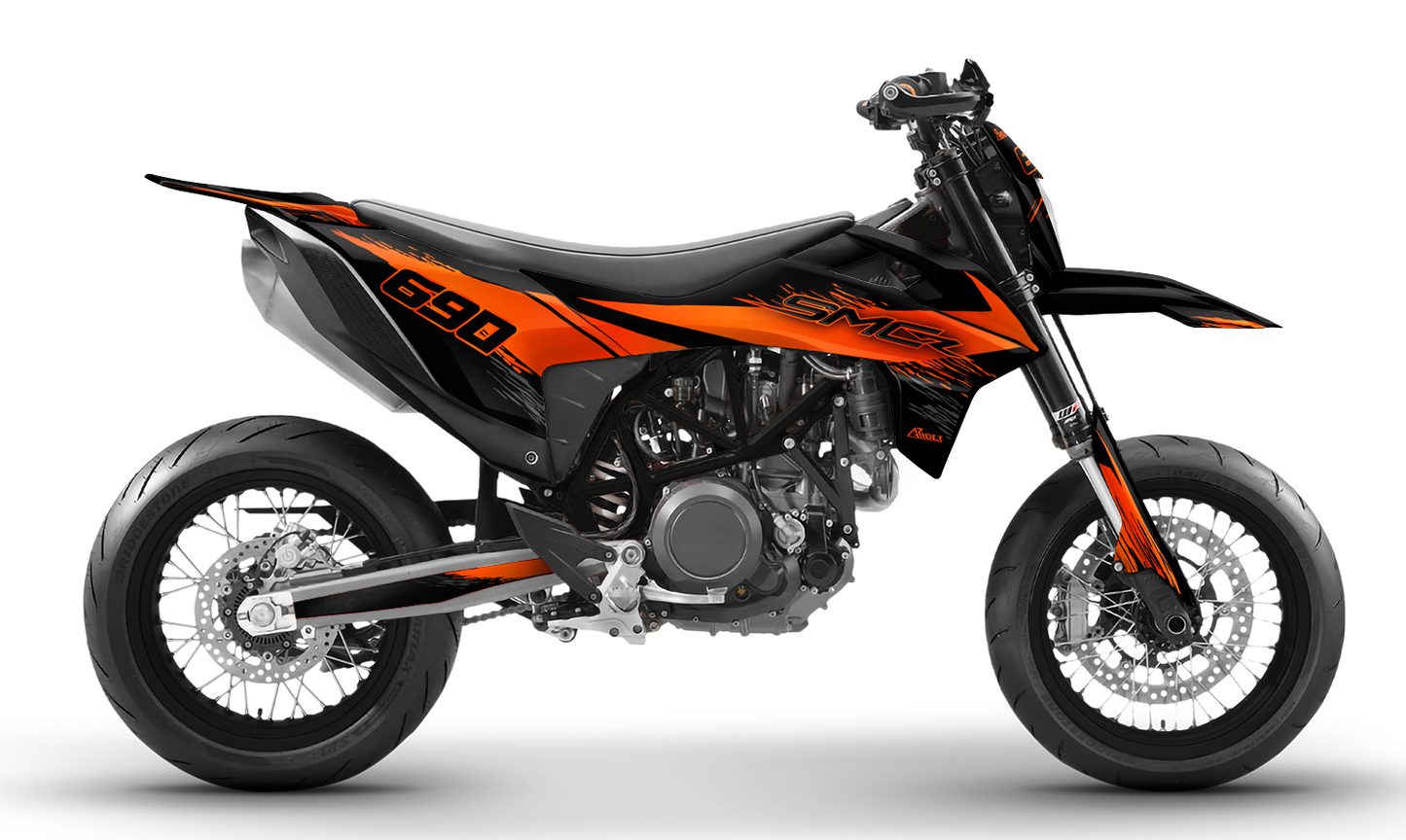 Grafiche perfetta per KTM 690 SMC-R- Dust Edizione