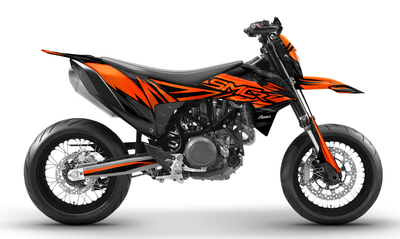 Grafiche perfetta per KTM 690 SMC-R- Split Edizione