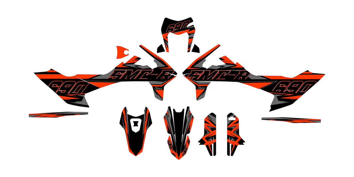 Dekor passend für KTM 690 SMC-R - Zenith Edition - Arider