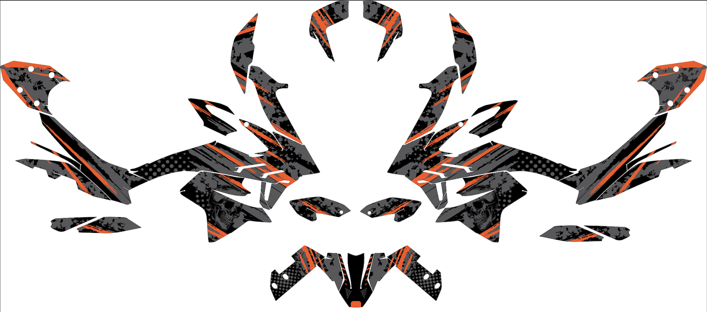 Kit déco pour KTM 790 Avventura- Skull Edizione