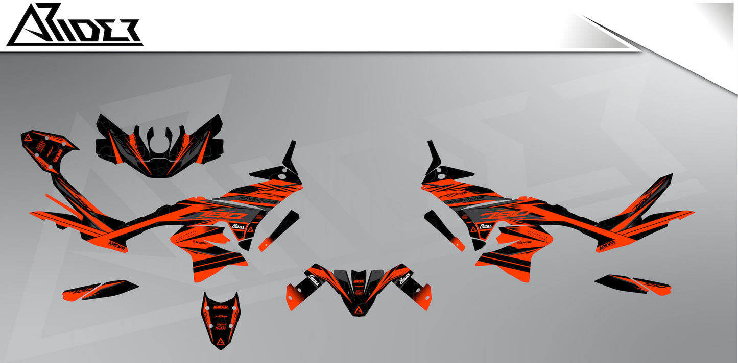 Kit déco adapté pour KTM 790 Adventure - Édition Expédition